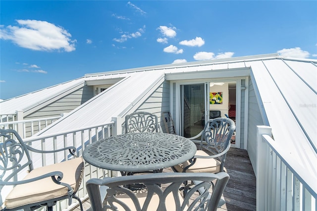 7548 Palm Island Dr S Unit 1724, Placida, FL 33946 - wooden deck featuring outdoor dining area