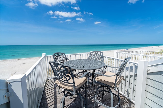 7548 Palm Island Dr S Unit 1724, Placida, FL 33946 - exterior space with a water view and a beach view