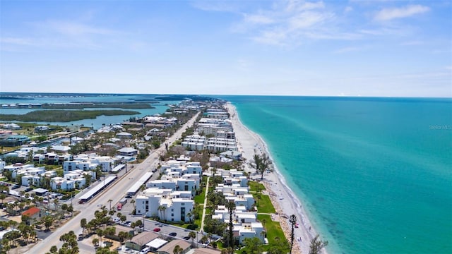 2950 N Beach Rd Unit B324, Englewood, FL 34223 - bird's eye view with a beach view and a water view