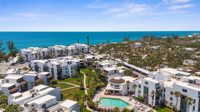 2950 N Beach Rd Unit B324, Englewood, FL 34223 - birds eye view of property with a water view