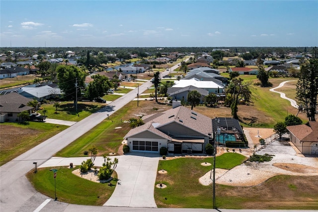 birds eye view of property featuring a residential view
