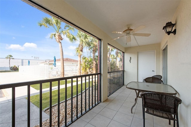 1531 Placida Rd Unit 4-103, Englewood, FL 34223 - sunroom / solarium featuring a ceiling fan and healthy amount of natural light