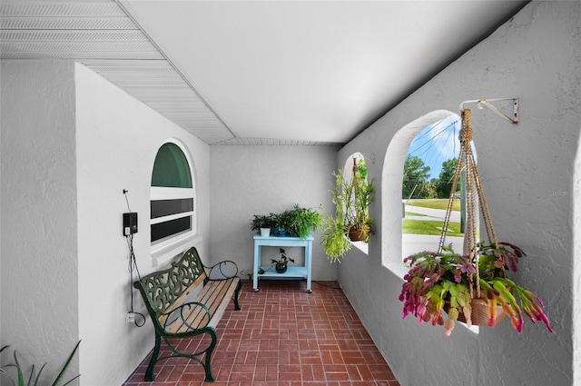 exterior space featuring a porch