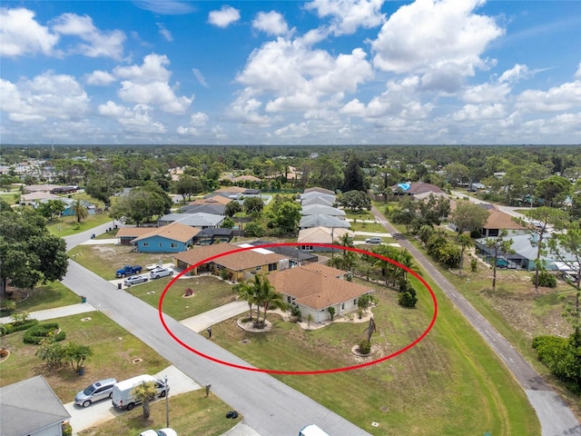 1155 Osceola Blvd, Englewood, FL 34223 - drone / aerial view with a residential view