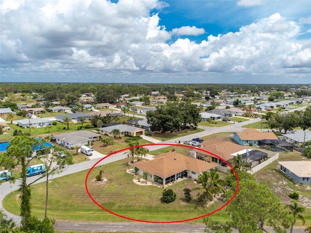 1155 Osceola Blvd, Englewood, FL 34223 - bird's eye view with a residential view