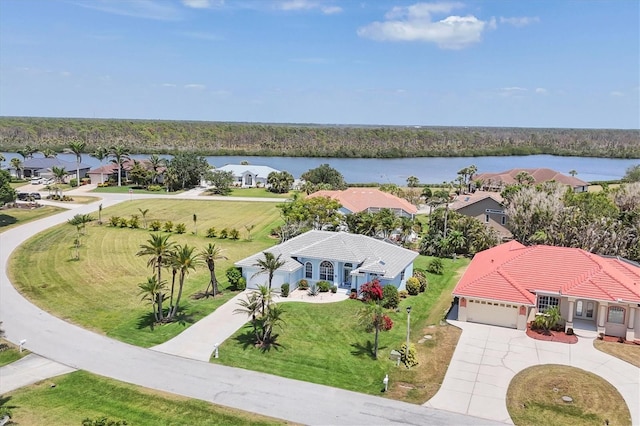 11 Amberjack Ln, Placida, FL 33946 - aerial view featuring a water view and a residential view