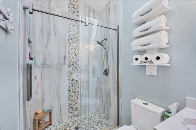 11 Amberjack Ln, Placida, FL 33946 - full bathroom with a sink, toilet, and a shower stall