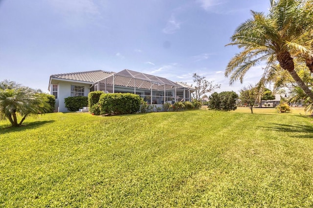 11 Amberjack Ln, Placida, FL 33946 - view of yard with a lanai