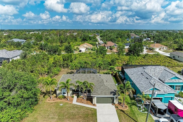 9211 Koma St, Port Charlotte, FL 33981 - birds eye view of property featuring a residential view