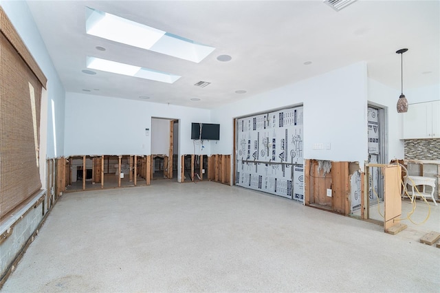 4093 Pelican Shores Cir, Englewood, FL 34223 - misc room with a skylight