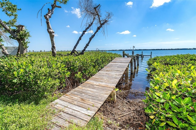 4093 Pelican Shores Cir, Englewood, FL 34223 - dock area with a water view