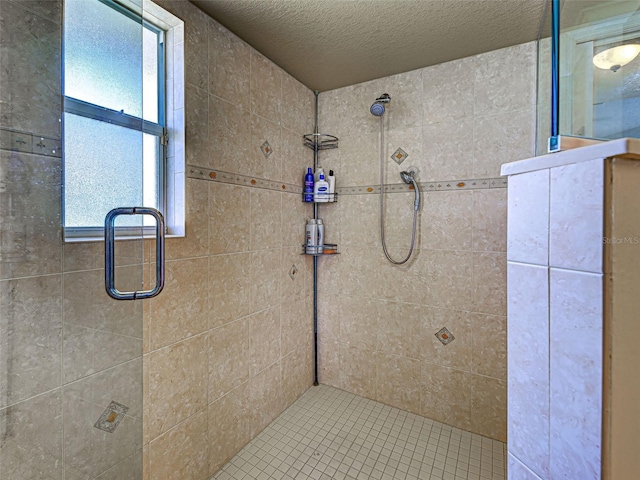 237 Rotonda Blvd E, Rotonda West, FL 33947 - bathroom featuring a tile shower and plenty of natural light
