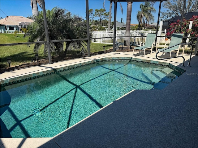 174 Broadmoor Ln, Rotonda West, FL 33947 - view of pool with a patio and a lanai