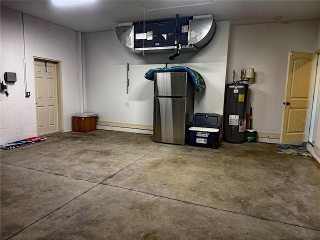 174 Broadmoor Ln, Rotonda West, FL 33947 - garage featuring electric water heater