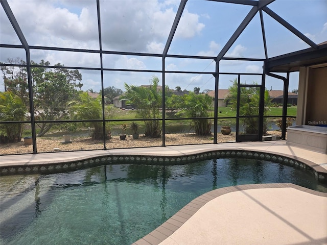 19 Medalist Way, Rotonda West, FL 33947 - outdoor pool with a lanai and a patio