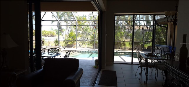 19 Medalist Way, Rotonda West, FL 33947 - entryway featuring tile patterned floors