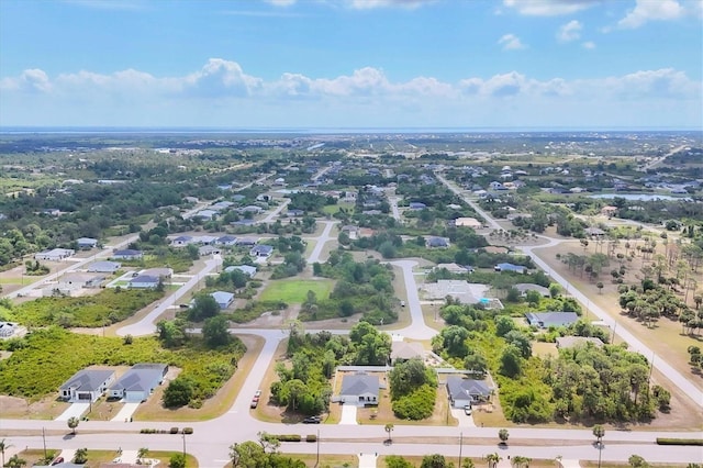 aerial perspective of suburban area
