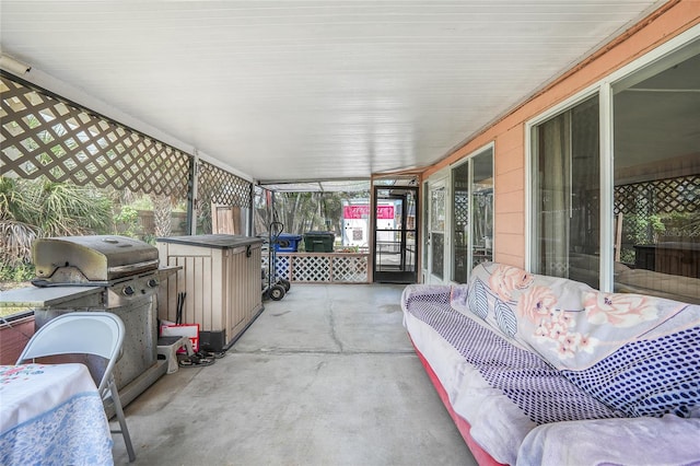 857 Palmetto St, Englewood, FL 34223 - view of patio with area for grilling