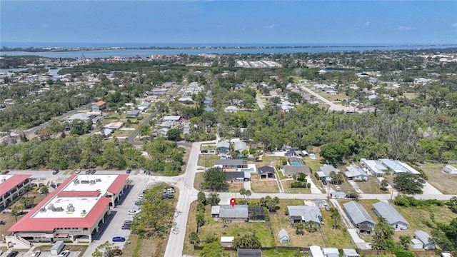 857 Palmetto St, Englewood, FL 34223 - aerial perspective of suburban area with a nearby body of water