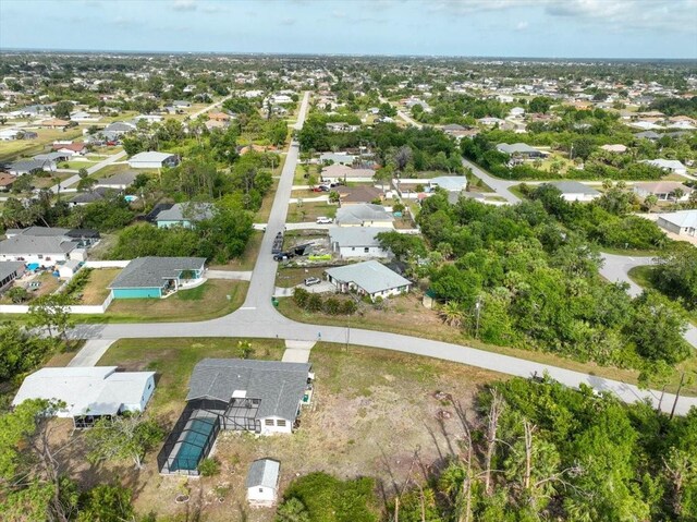 7180 Quarry St, Englewood, FL 34224 - aerial view of property and surrounding area with nearby suburban area