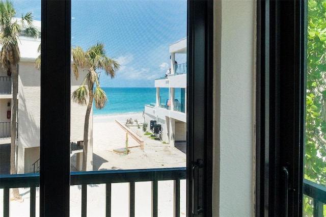 2700 N Beach Rd Unit A201, Englewood, FL 34223 - water view featuring nearby beach