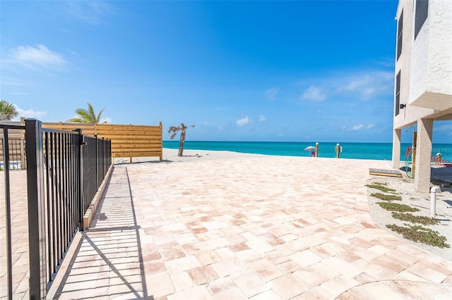 2700 N Beach Rd Unit A201, Englewood, FL 34223 - water view with fence and local beach