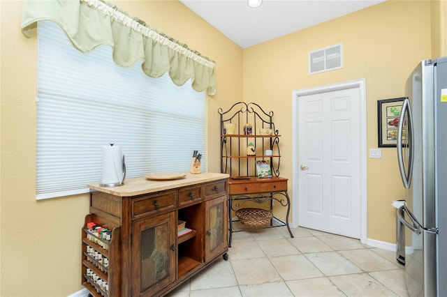142 Savona Way N, Venice, FL 34275 - home office with baseboards and light tile patterned floors
