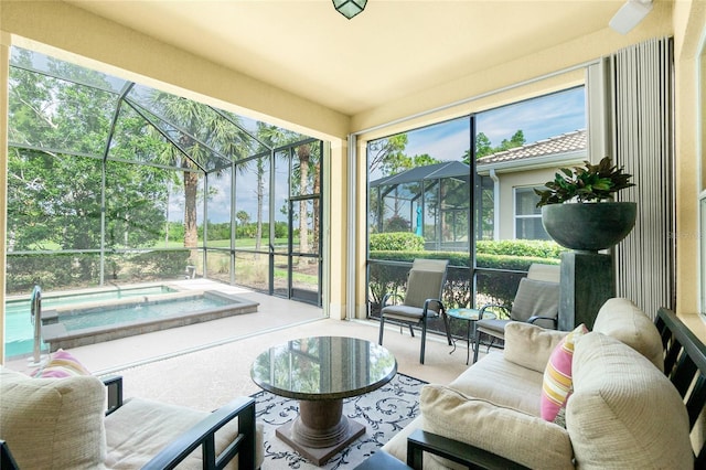 142 Savona Way N, Venice, FL 34275 - view of sunroom / solarium