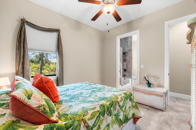 15044 San Domingo Blvd, Port Charlotte, FL 33981 - bedroom featuring a ceiling fan and baseboards