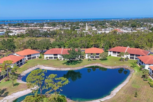 507 Pine Hollow Cir Unit 507, Englewood, FL 34223 - bird's eye view of a large body of water