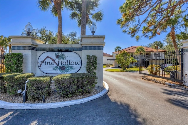 507 Pine Hollow Cir Unit 507, Englewood, FL 34223 - community / neighborhood sign with fence