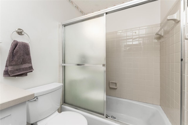 5041 N Beach Road 2A And 2B, Englewood, FL 34223 - bathroom with shower / bath combination with glass door and toilet
