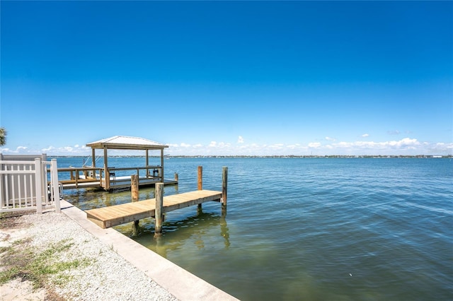 5041 N Beach Road 2A And 2B, Englewood, FL 34223 - dock featuring a water view