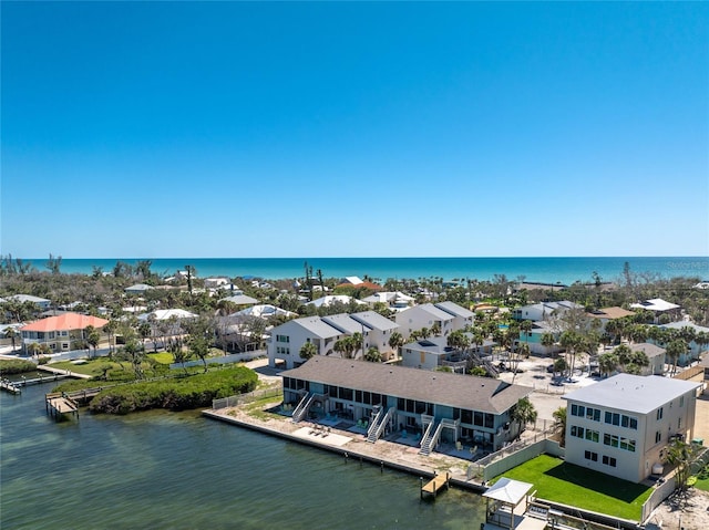 5041 N Beach Road 2A And 2B, Englewood, FL 34223 - aerial view of residential area featuring a large body of water
