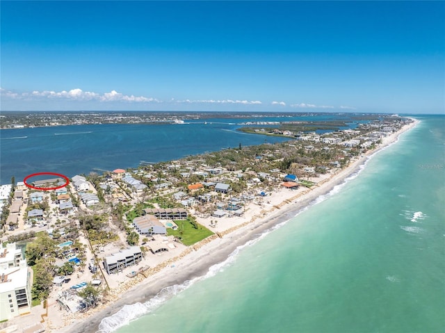 5041 N Beach Road 2A And 2B, Englewood, FL 34223 - bird's eye view of expansive beach
