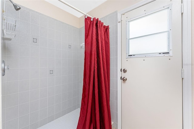 1157 Rotonda Cir, Rotonda West, FL 33947 - bathroom featuring a shower stall