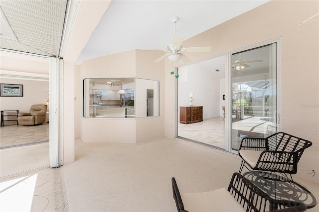 1157 Rotonda Cir, Rotonda West, FL 33947 - interior space featuring a ceiling fan