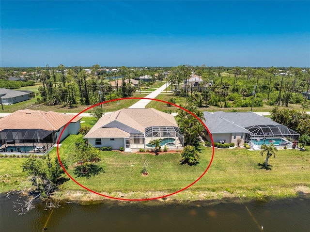 1157 Rotonda Cir, Rotonda West, FL 33947 - view of subject property with a large body of water