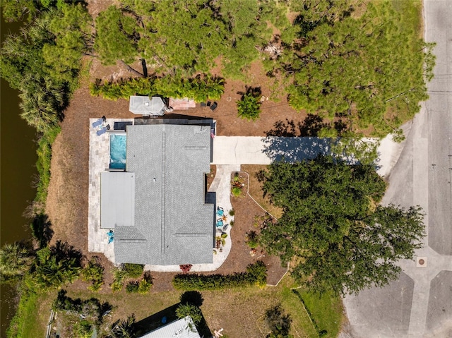 1691 Lakeview Pl, Englewood, FL 34223 - bird's eye view of a pool