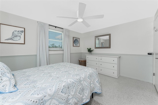 1691 Lakeview Pl, Englewood, FL 34223 - bedroom with ceiling fan