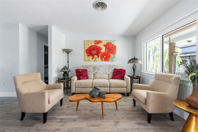 2060 Oyster Creek Dr, Englewood, FL 34224 - living room with wood finish floors and baseboards