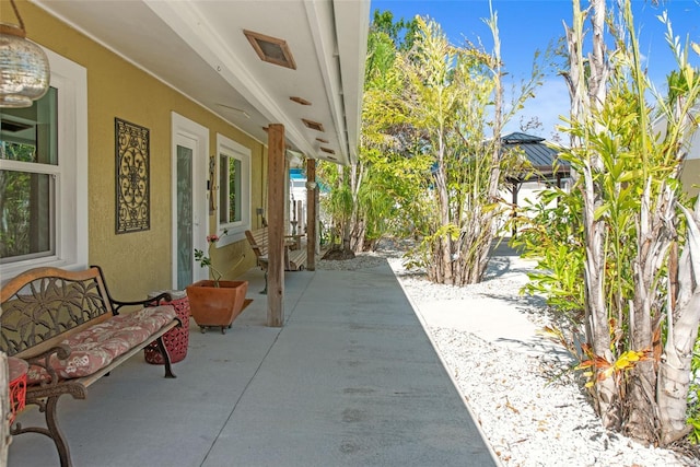 2060 Oyster Creek Dr, Englewood, FL 34224 - view of patio / terrace with a gazebo