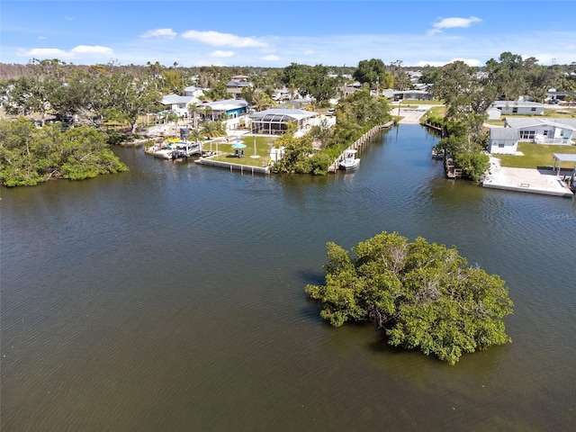 2060 Oyster Creek Dr, Englewood, FL 34224 - aerial perspective of suburban area with a nearby body of water