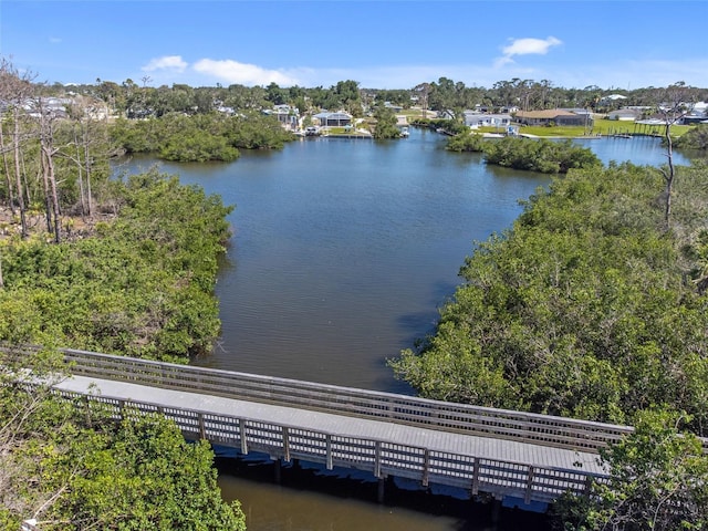 2060 Oyster Creek Dr, Englewood, FL 34224 - water view featuring a tree filled landscape