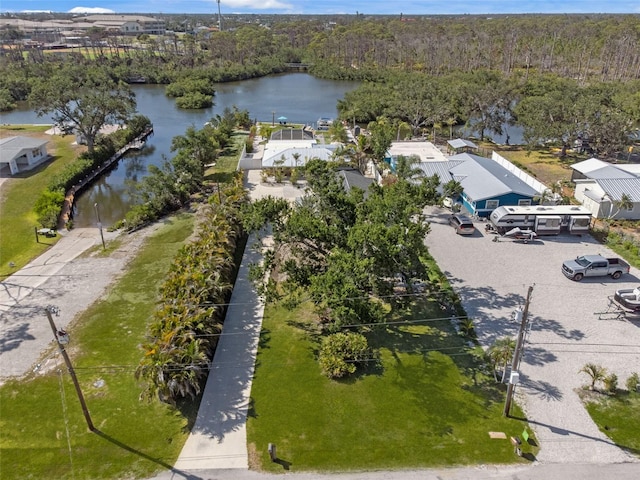2060 Oyster Creek Dr, Englewood, FL 34224 - aerial view of residential area featuring a large body of water