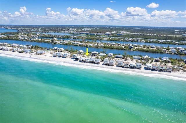 bird's eye view of extended coastline