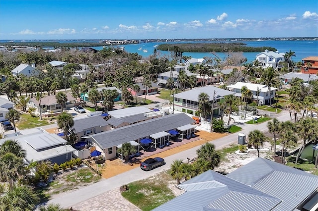 115 Friendship Ln, Englewood, FL 34223 - aerial perspective of suburban area featuring a nearby body of water