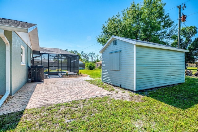 9869 Gulfstream Blvd, Englewood, FL 34224 - view of shed featuring central air condition unit