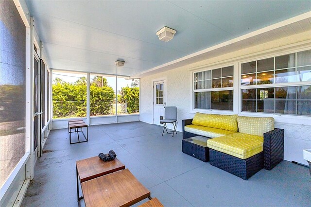 305 E Wentworth Cir, Englewood, FL 34223 - view of sunroom