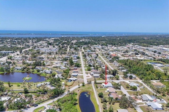 305 E Wentworth Cir, Englewood, FL 34223 - view of property location with a large body of water and nearby suburban area